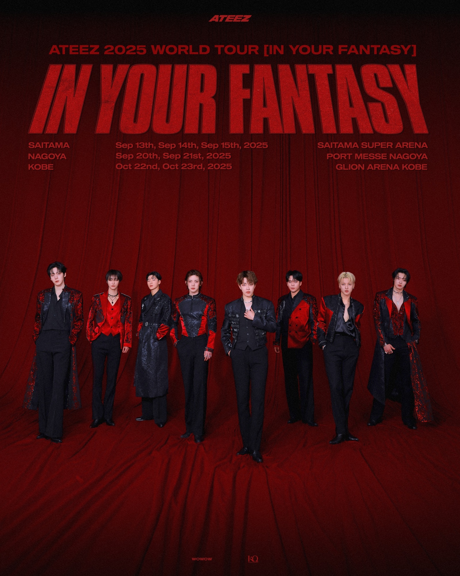 ATEEZ 2025 WORLD TOUR [IN YOUR FANTASY] IN JAPANに関するご案内