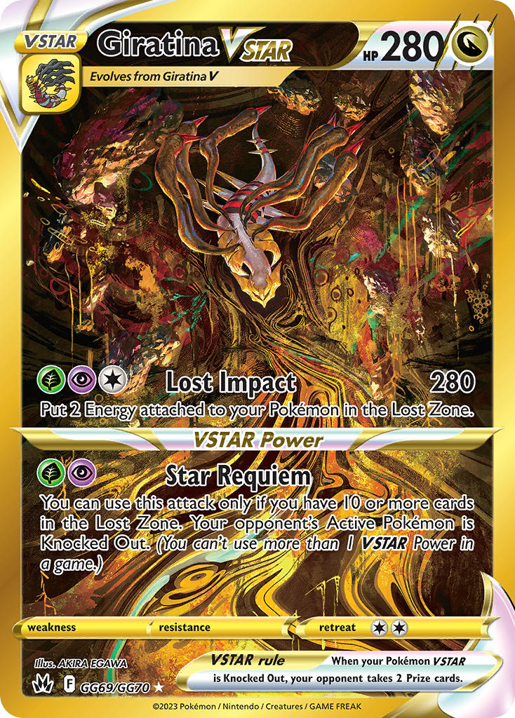 Giratina VSTAR - GG69/GG70 (CRZ:GG) Secret Rare - Near Mint Holofoil
