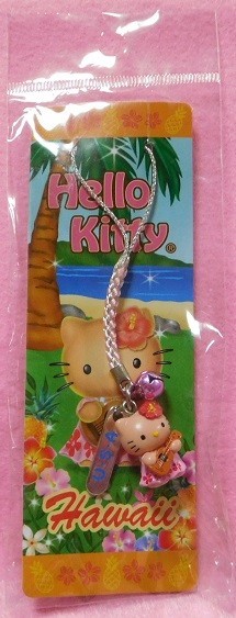 日焼けHello Kitty ハワイ ウクレレ 根付 2011 未開封 ☆レア☆2011