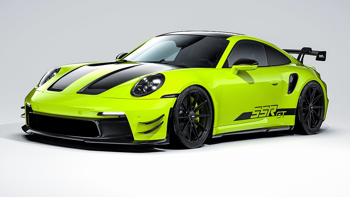 GT3 RSルックの「SSR GT」はポルシェ 911 ターボSを860馬力に
