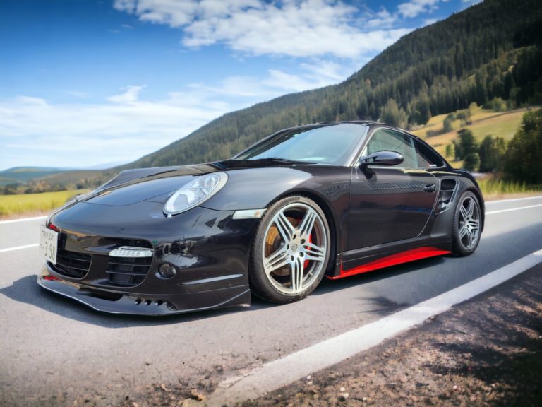 ポルシェ911ターボ（997）ボディキット│フロントリップ・サイド