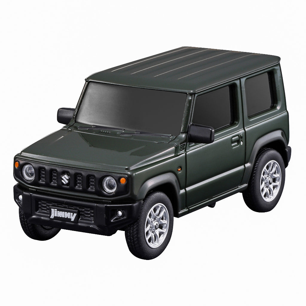 プルバックミニカー ジムニー（軽自動車）【グリーン/グレー