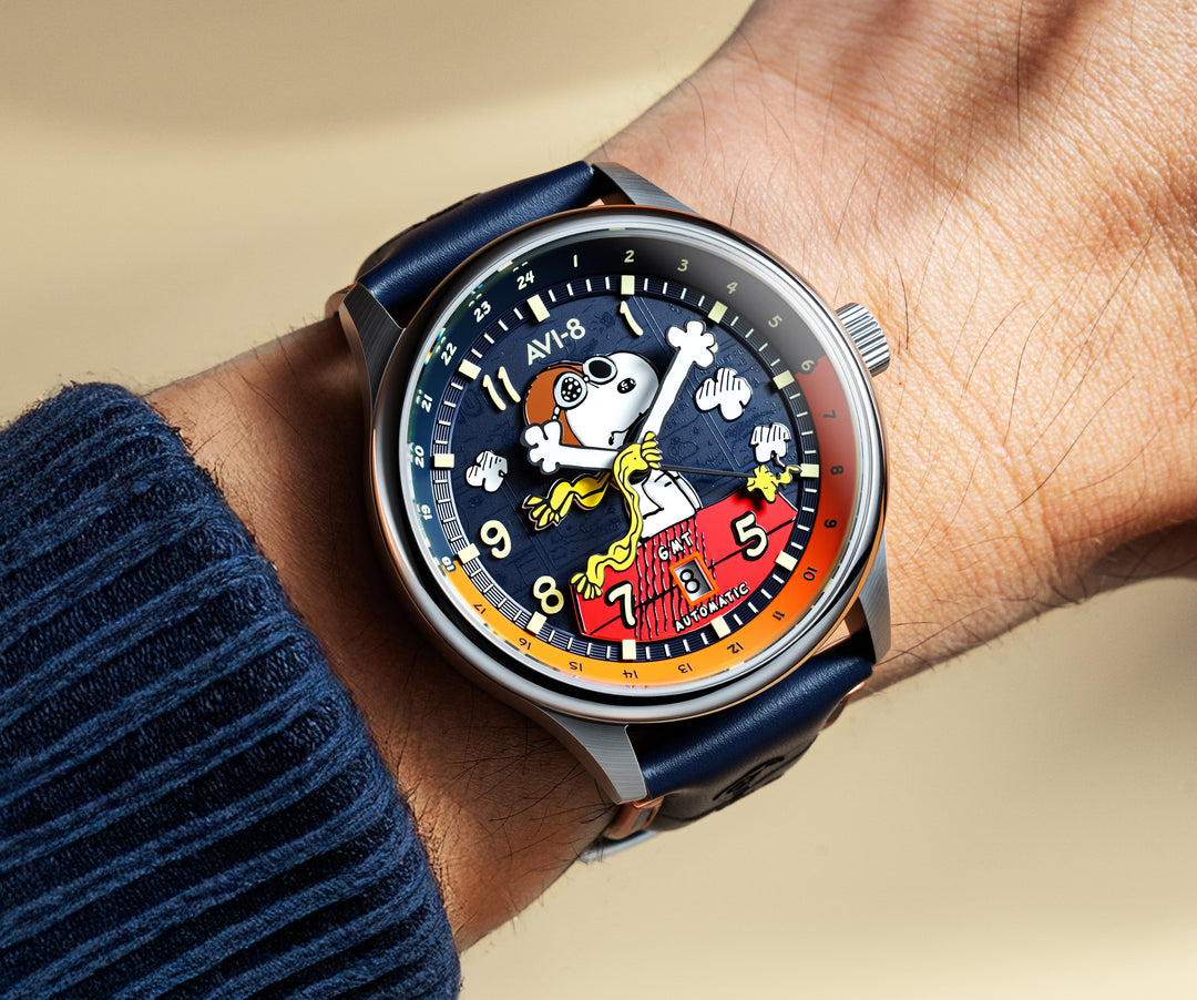 Kent GMT Automatic Peanuts Snoopy Flying Ace Limited Edition AV