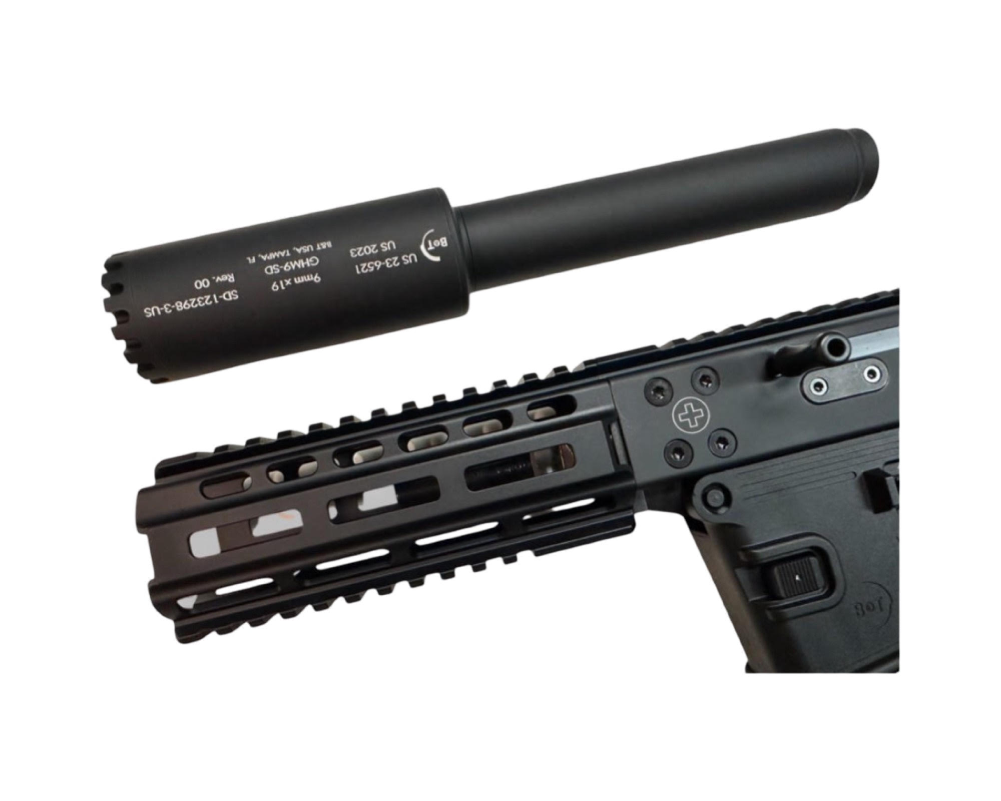 B&T GHM9-SD Suppressor SD-123298-3-US – Axarms