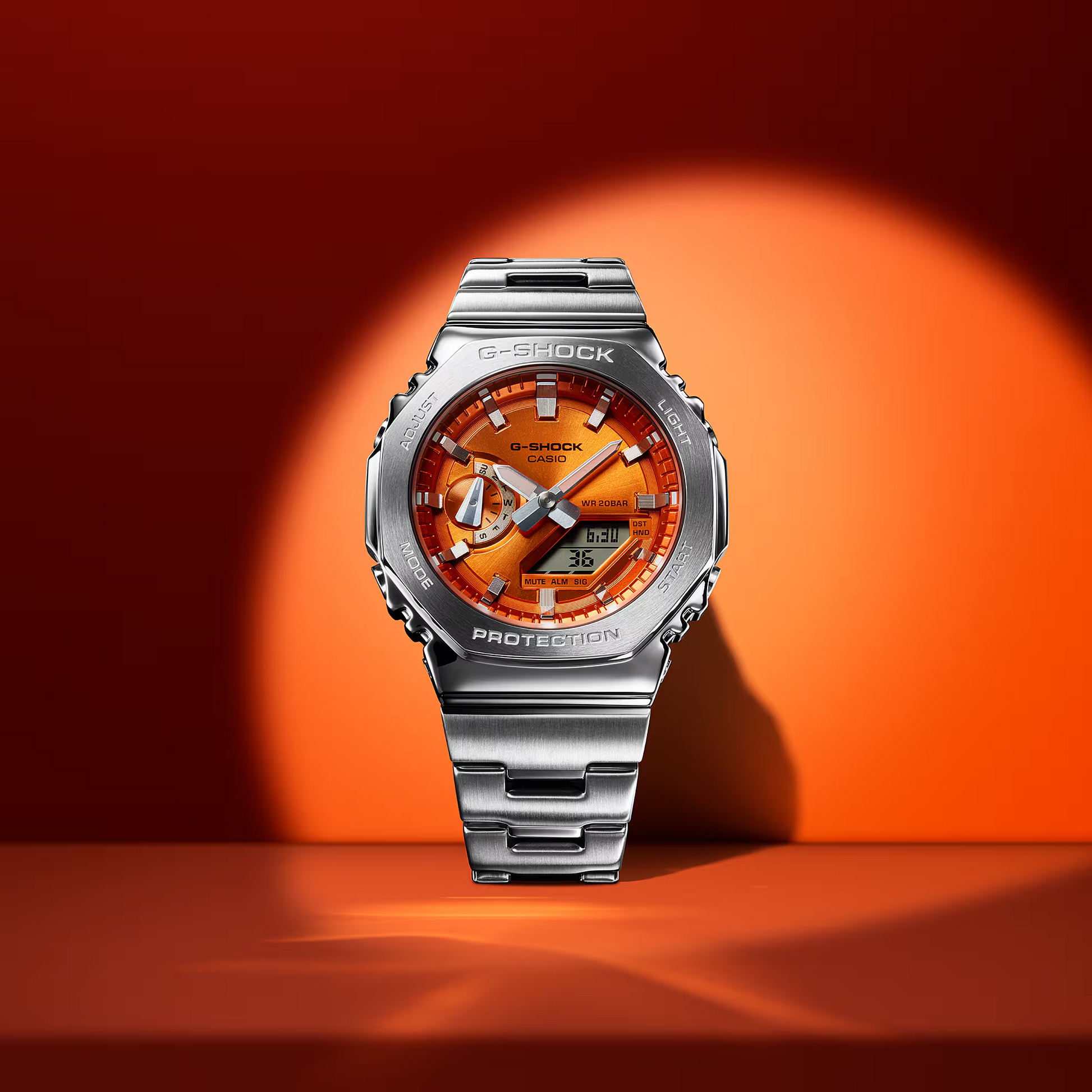 G-Shock GM2110D-4A GSTEEL 2100 Series Orange Metal – Arizona Fine Time