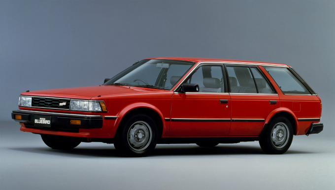 日産 ブルーバード (7代目 U11 1983-1990)：駆動方式をFFに変更し