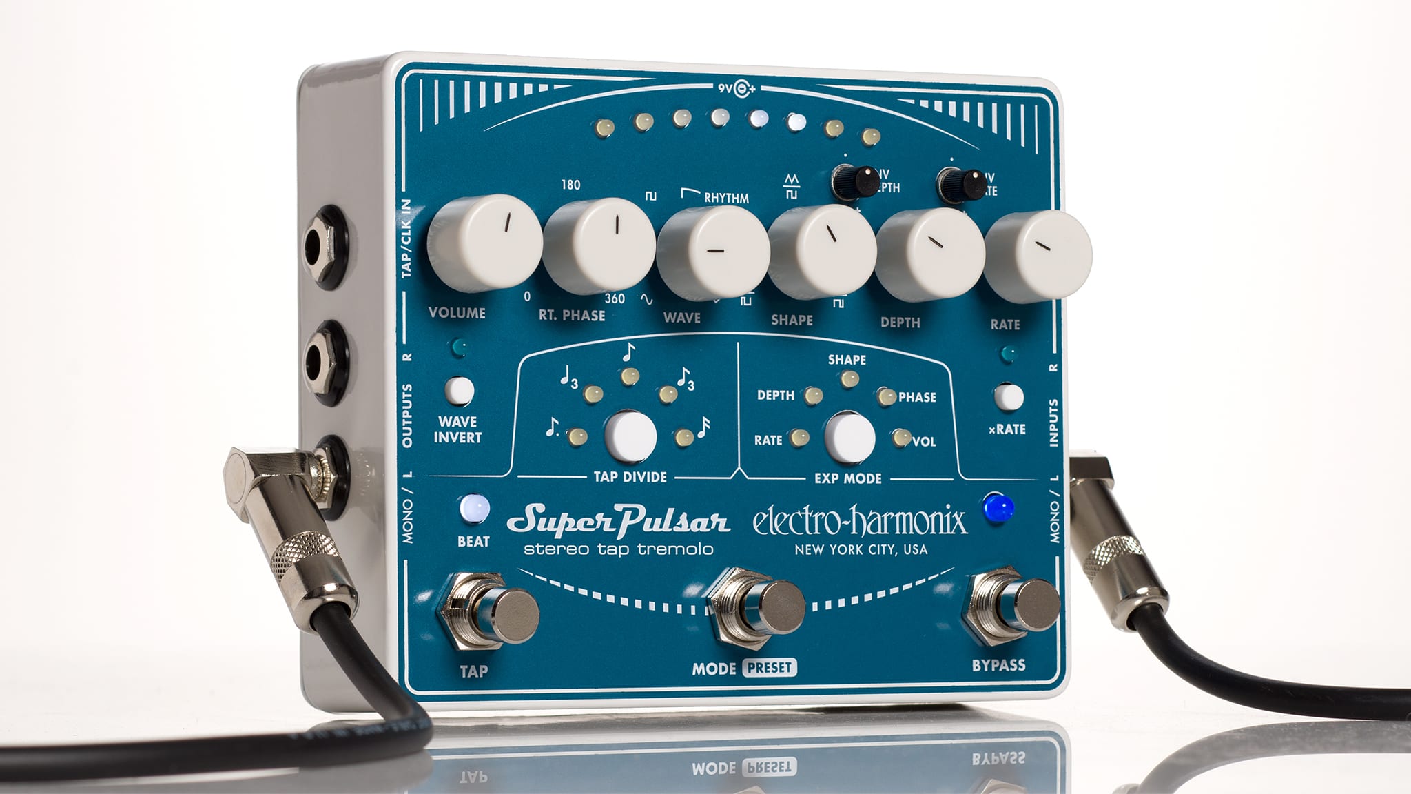 Super Pulsar | Stereo Tap Tremolo - Electro-Harmonix