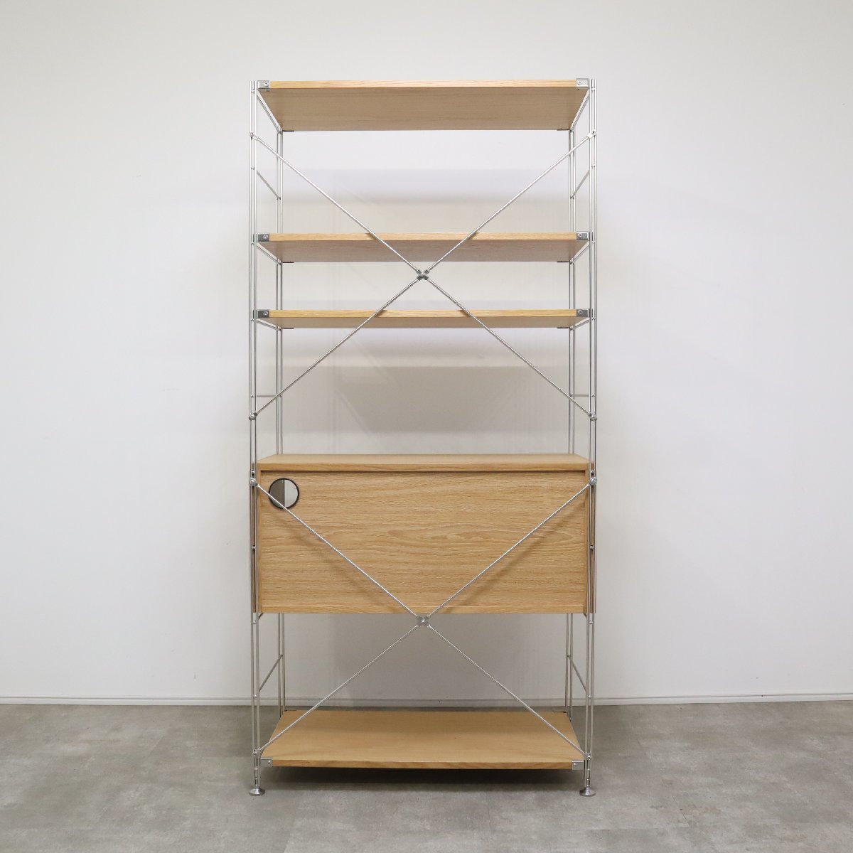 無印良品/MUJI オーク材使用のオープンカップボードセット – バナル