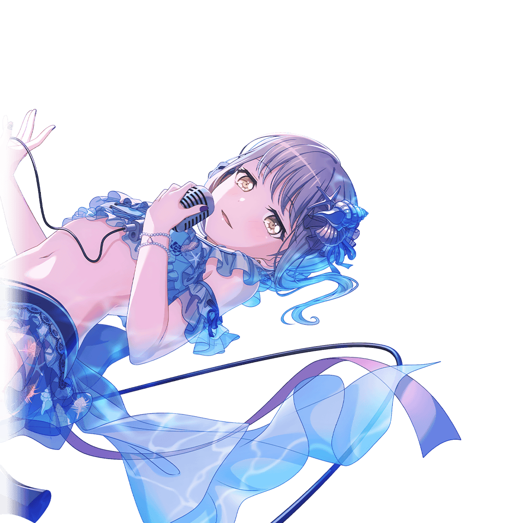 水面に煌めく笑みの花] 湊 友希那 | バンドリ！ ガールズバンド