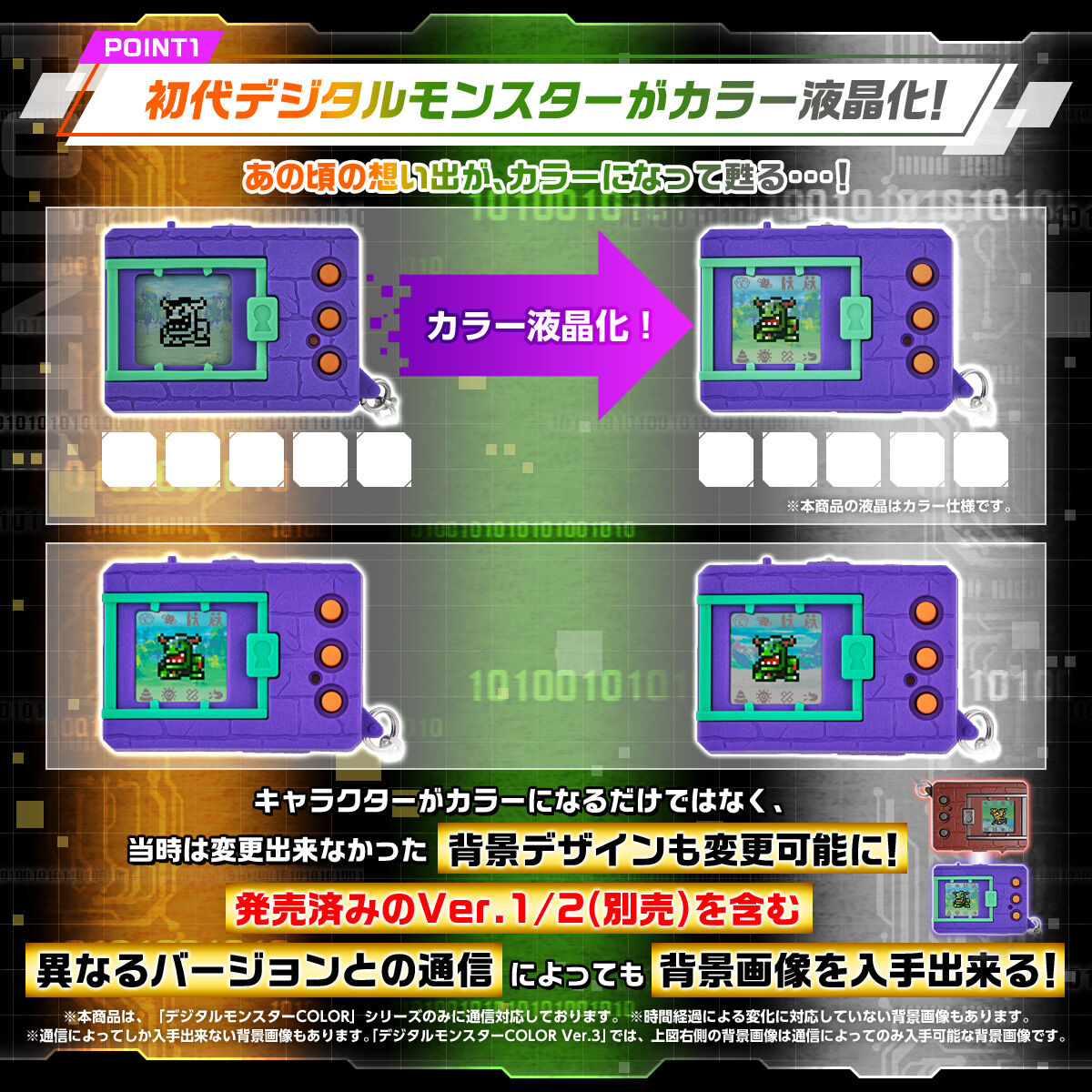抽選】デジタルモンスターCOLOR(Ver.3 オリジナルパープル/Ver.4