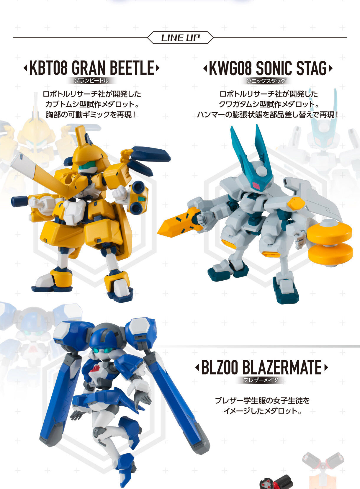 超可動1/12 メダロット プレミアムBOX2【早期購入特典付き