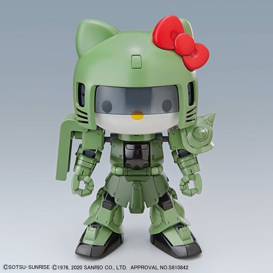 ハローキティ/ザクII[SDガンダムクロスシルエット]│株式会社BANDAI