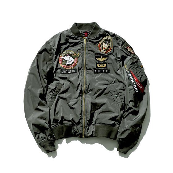 STRICT-G ALPHA INDUSTRIES LIGHT MA-1 『機動戦士ガンダム』 シン