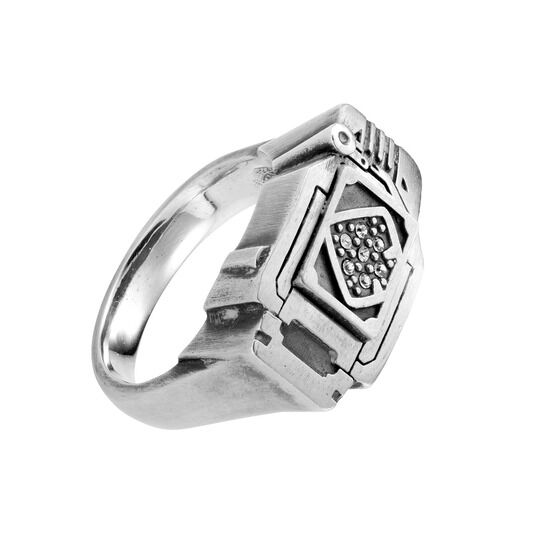 仮面ライダー剣（ブレイド）』ブレイバックルsilverリング、剣崎一真