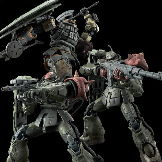 HG 1/144 ザクII F型 チャブス機 ＆ ケイル機 + 無識別型ザクII