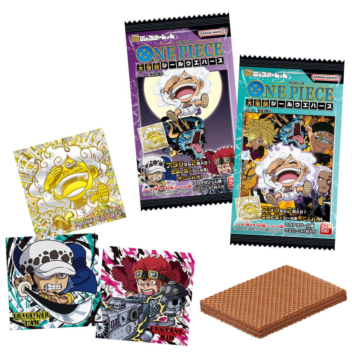 にふぉるめーしょん ワンピース大海賊シールウエハース LOG.6(20個入
