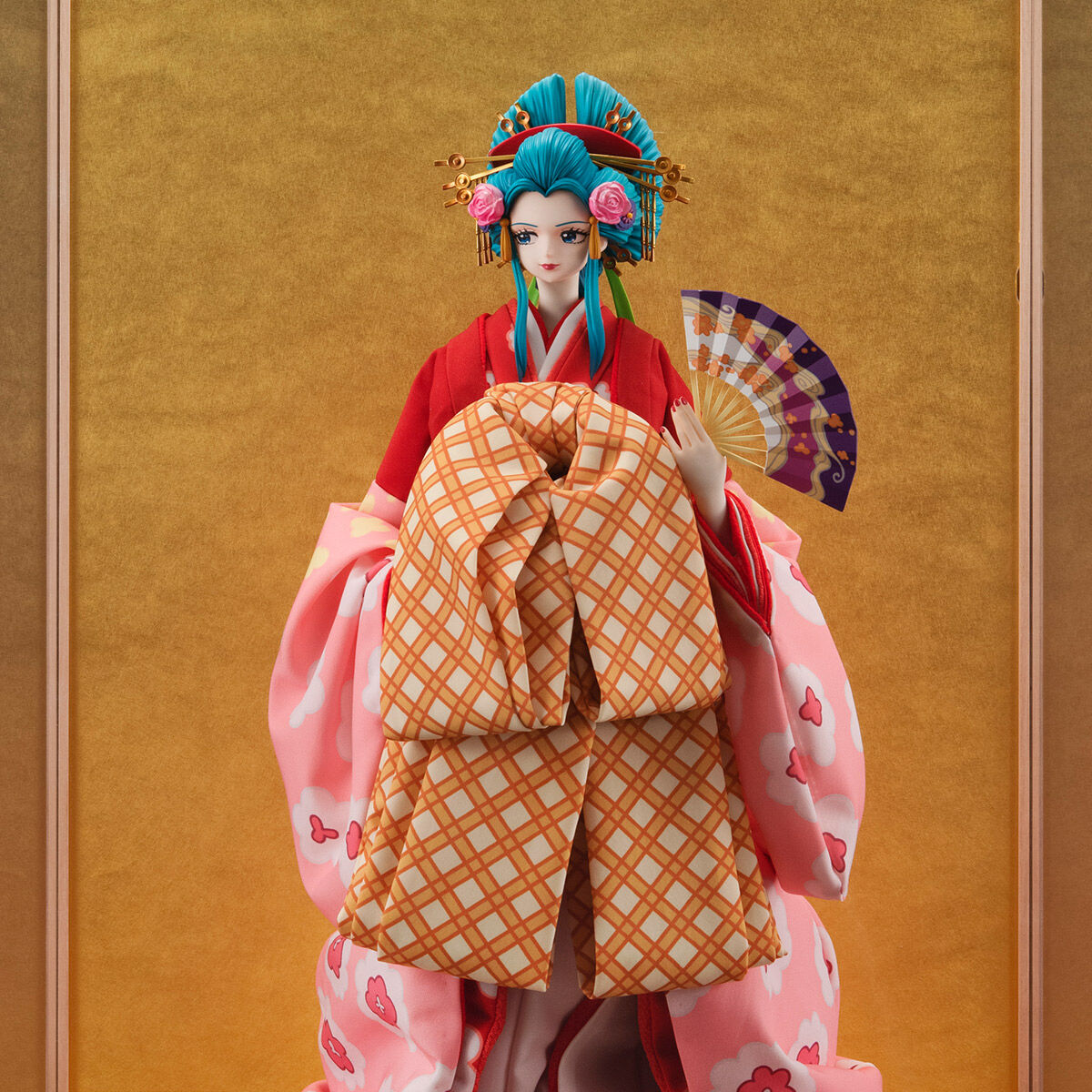 特別抽選販売】久月×MegaHouse 日本人形 ONE PIECE 小紫 【専用ガラス