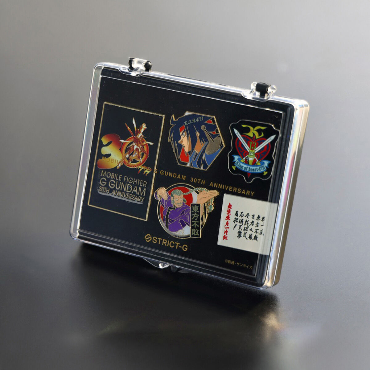 STRICT-G『機動武闘伝Gガンダム』30周年記念ピンズセット | 機動武闘伝