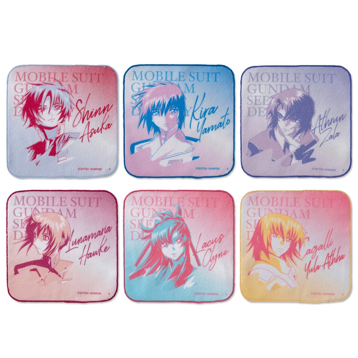機動戦士ガンダムSEED DESTINY トライカラーアイテム タオルハンカチ