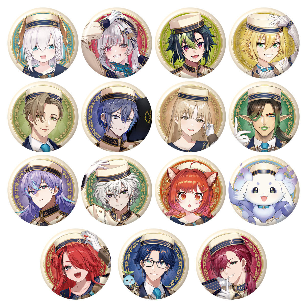 にじさんじ 缶バッジビスケット2(12個入) | ファンシー系キャラクター