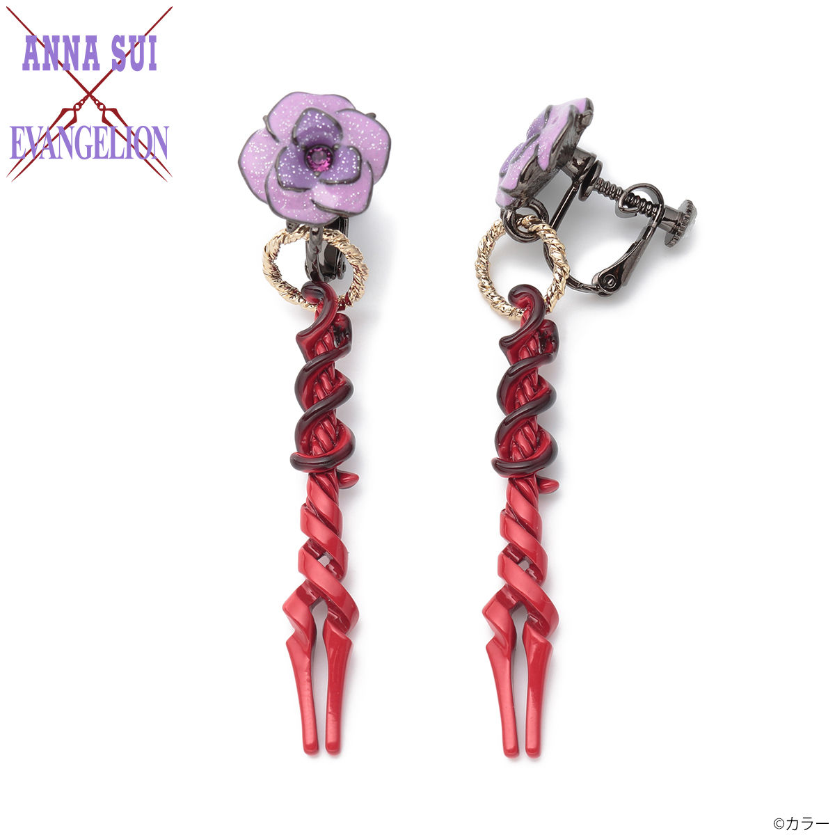 エヴァンゲリオン×ANNA SUI ロンギヌスの槍 ピアス／イヤリング | 新