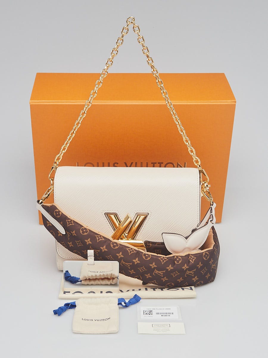 Louis Vuitton Creme Epi Leather Pillow Twist MM Bag | Yoogi's Closet