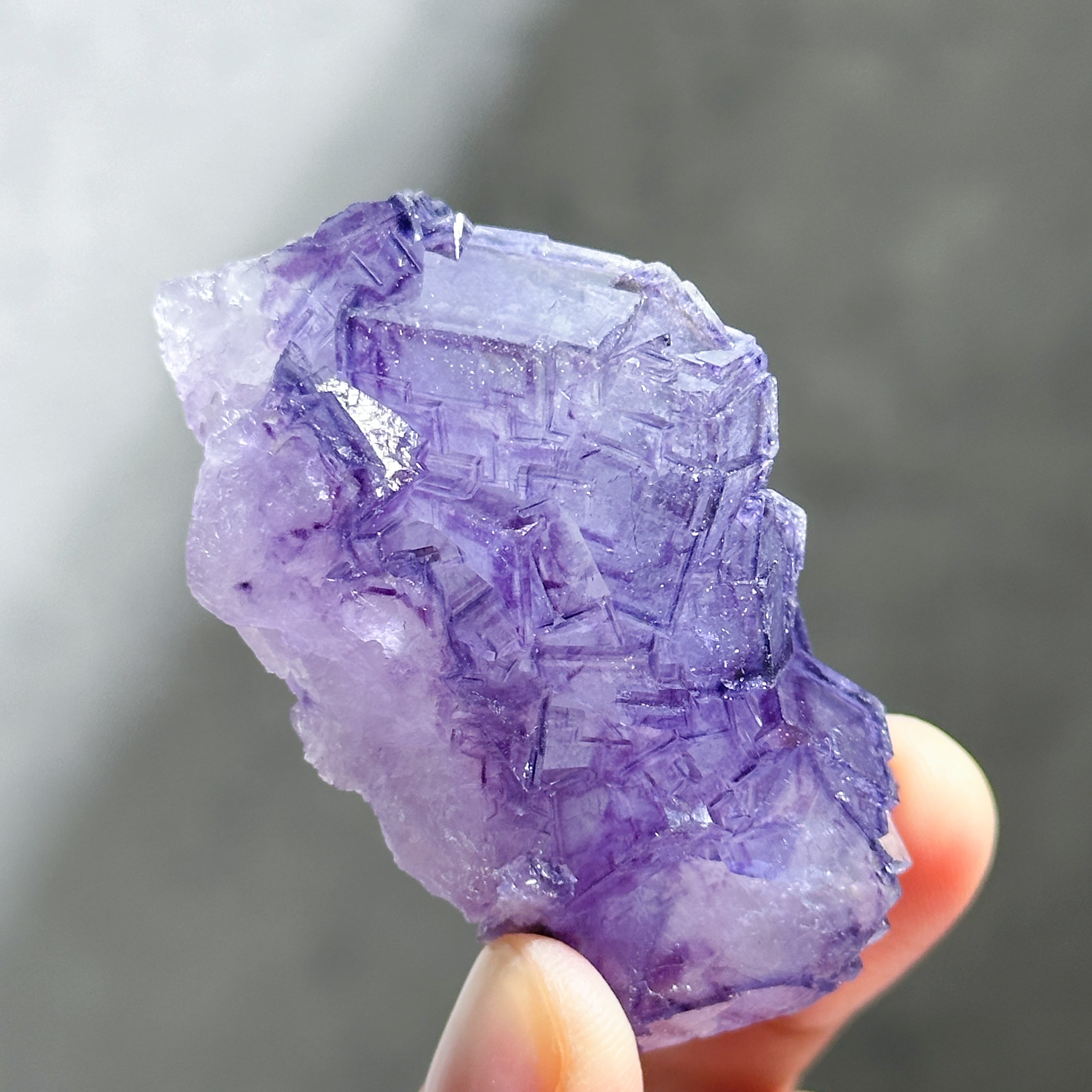 蛍光◎ヤオガンシャン産フローライト 原石03◇ Fluorite From