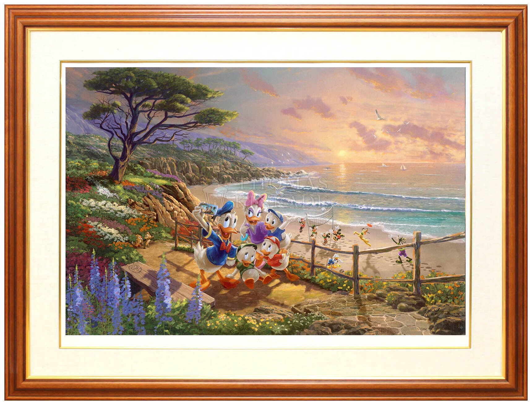 ディズニー絵画 「ドナルド&デイジー/ダック デイ アフタヌーン」 作品