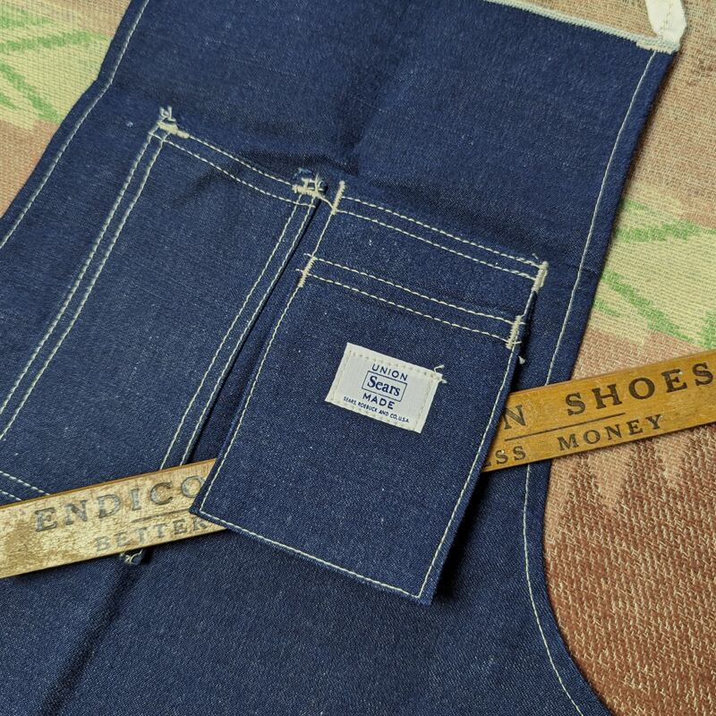 60s Sears Denim Work Apron / DEAD-STOCK | Wonder Wear ヴィンテージ