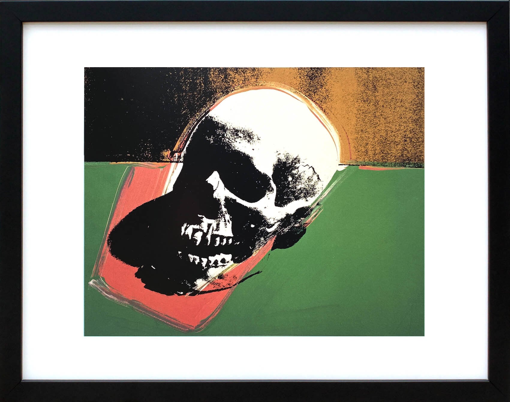 アンディ ウォーホル「スカル(グリーン&ピンク)Skull 1976」展示用