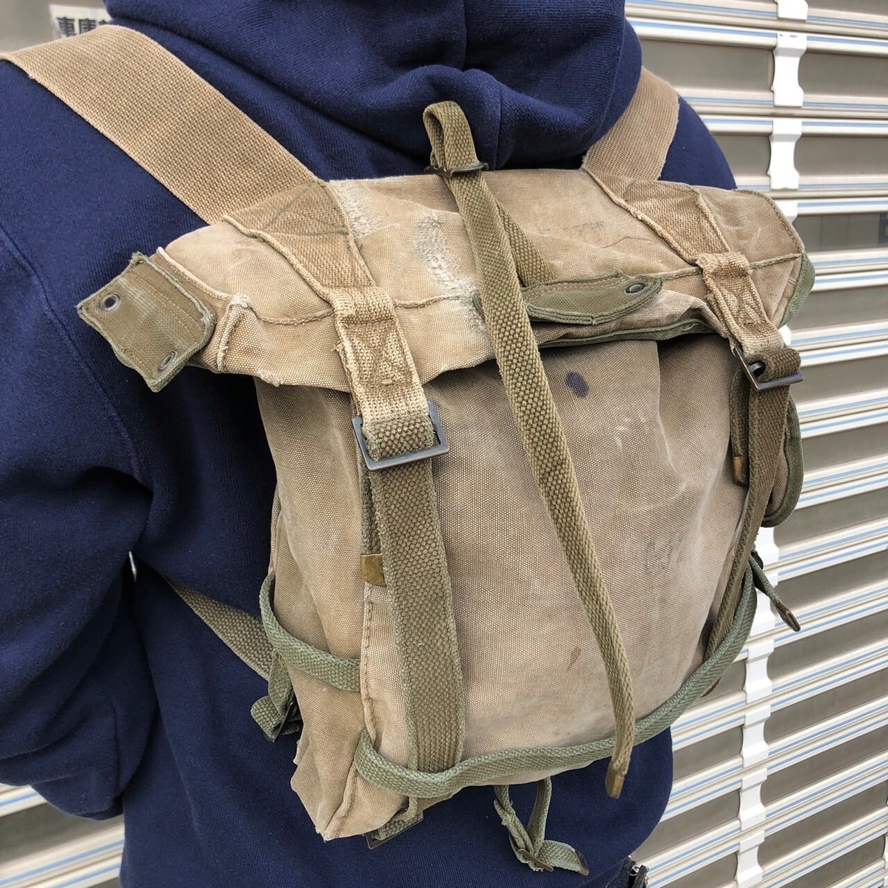 貴重 40s 米軍実物 U.S.ARMY M-1945 リュック フィールド コンバット