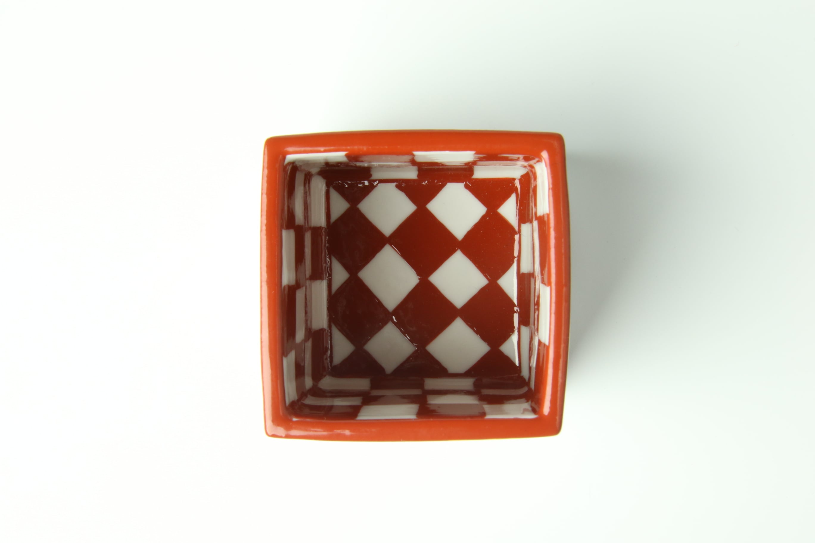 ひか 京焼清水焼 乾山写オランダ市松角小付 俊山窯 新品・未使用品 ひか様専用 京焼清水焼 乾山写オランダ市松角小付 俊山窯 新品・未使用
