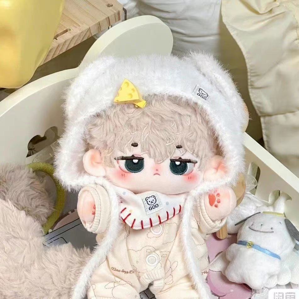 20CM ぬいぐるみ 無属性 着せ替え人形 男の子 花生豆 コットンドール
