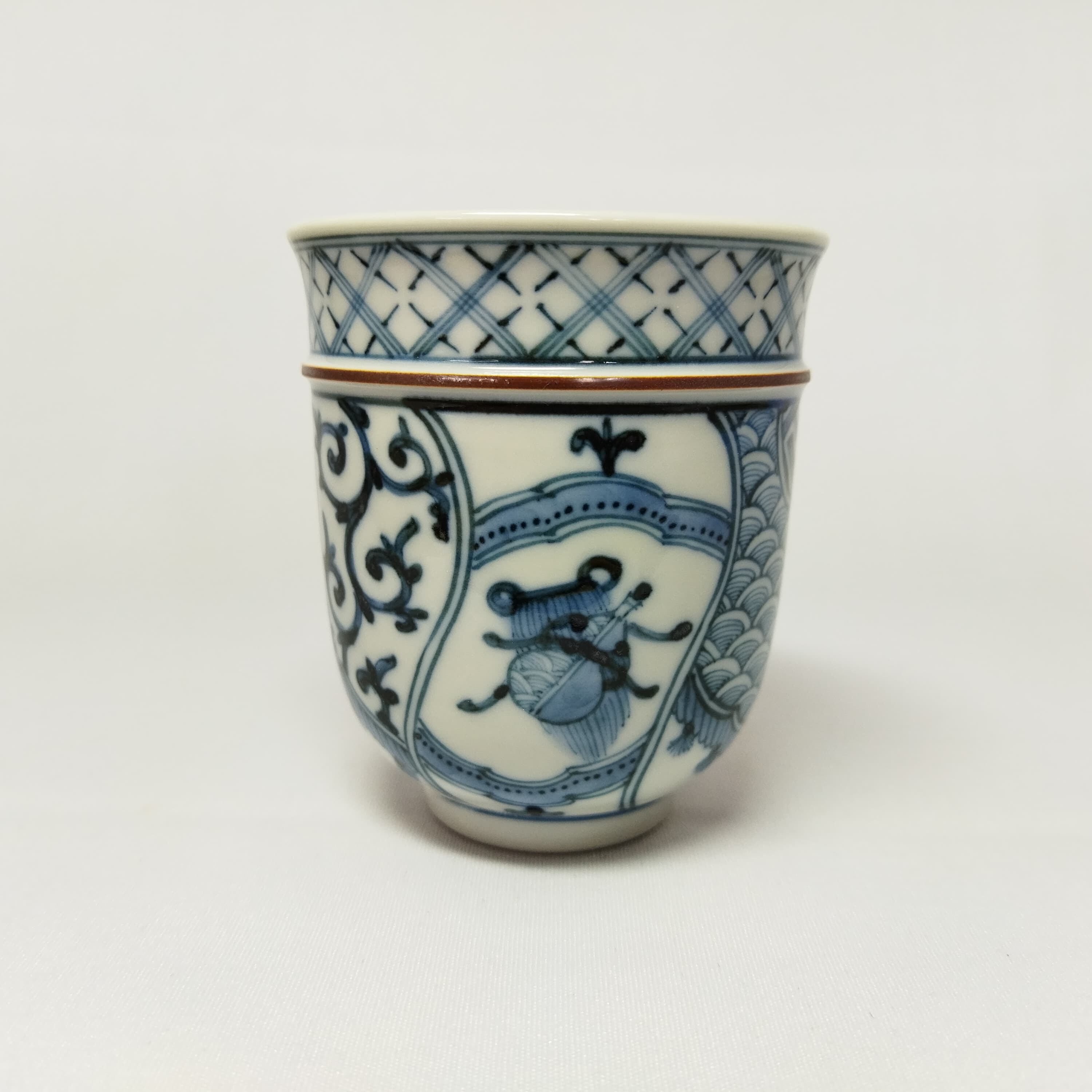 山本長左作 寿宝文 湯呑（小） | 九谷陶泉オンライン店舗