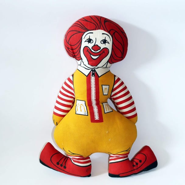 Vintage Ronald McDonald pillow doll・ヴィンテージ ドナルド