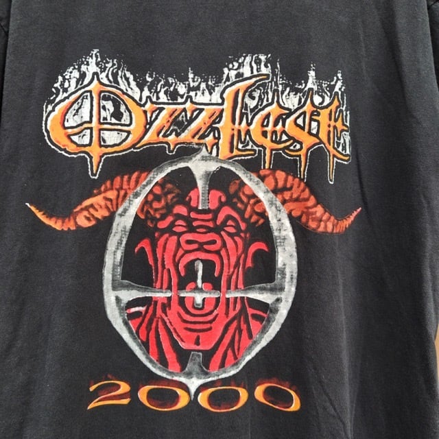 2000 !!! Ozzy Osbourne OZZFEST Rock T-Shirt Size L / オジー