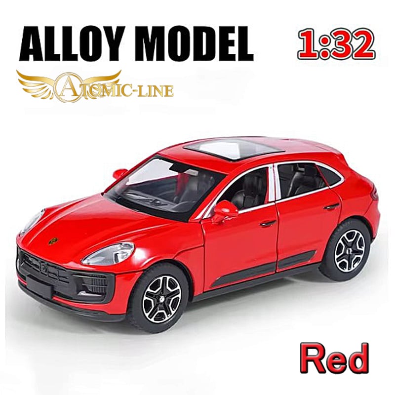 ポルシェ MACAN マカン 1/32 ミニカー 全4色 ライト点灯 エンジン