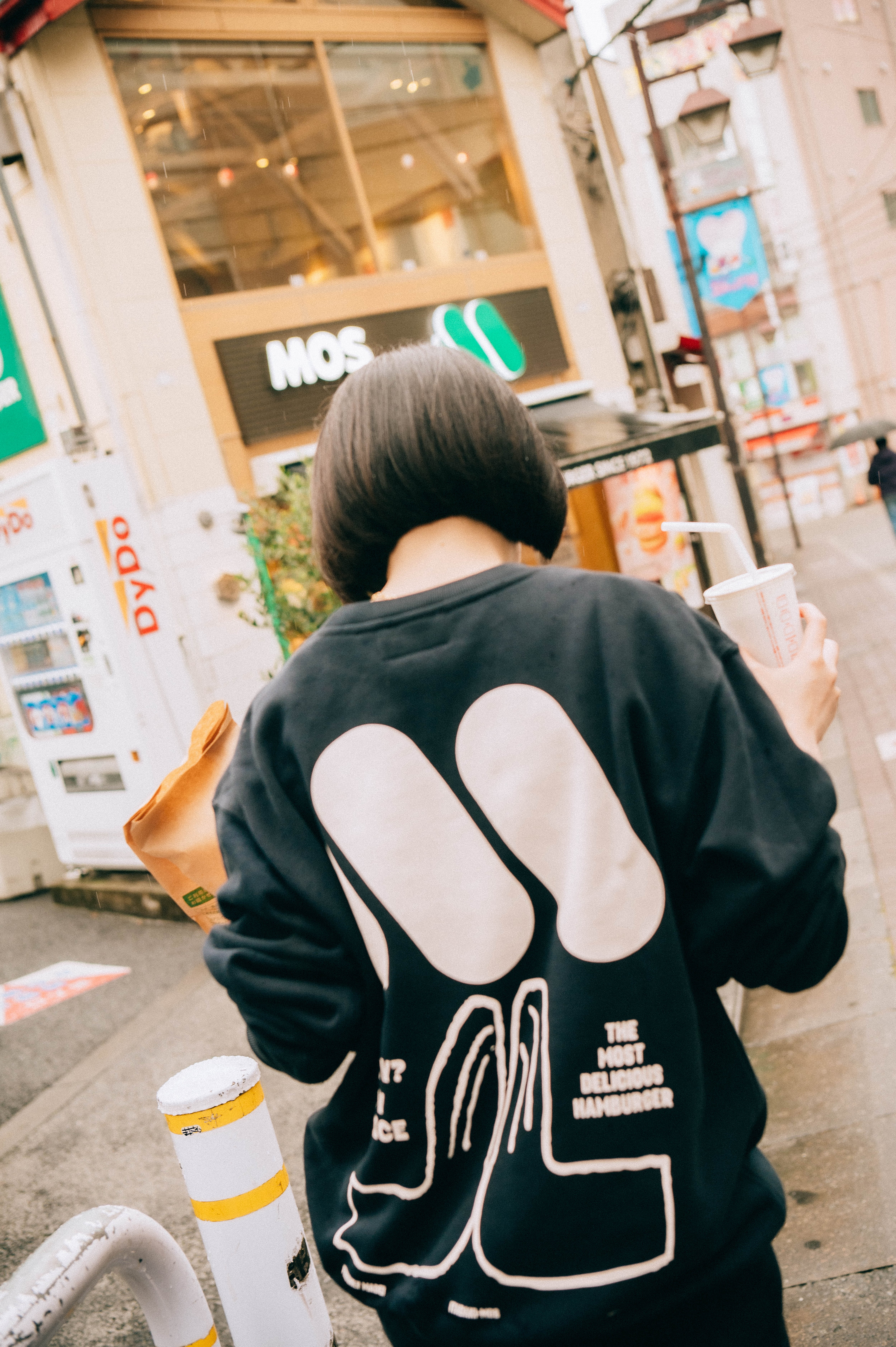 モスバーガーは最高スウェット・ネイビー | 味マート BASE支店