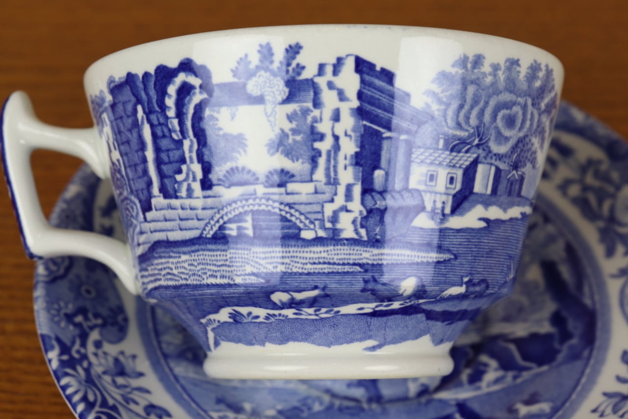 スポード ブルーイタリアン デュオ カップ イギリス SPODE
