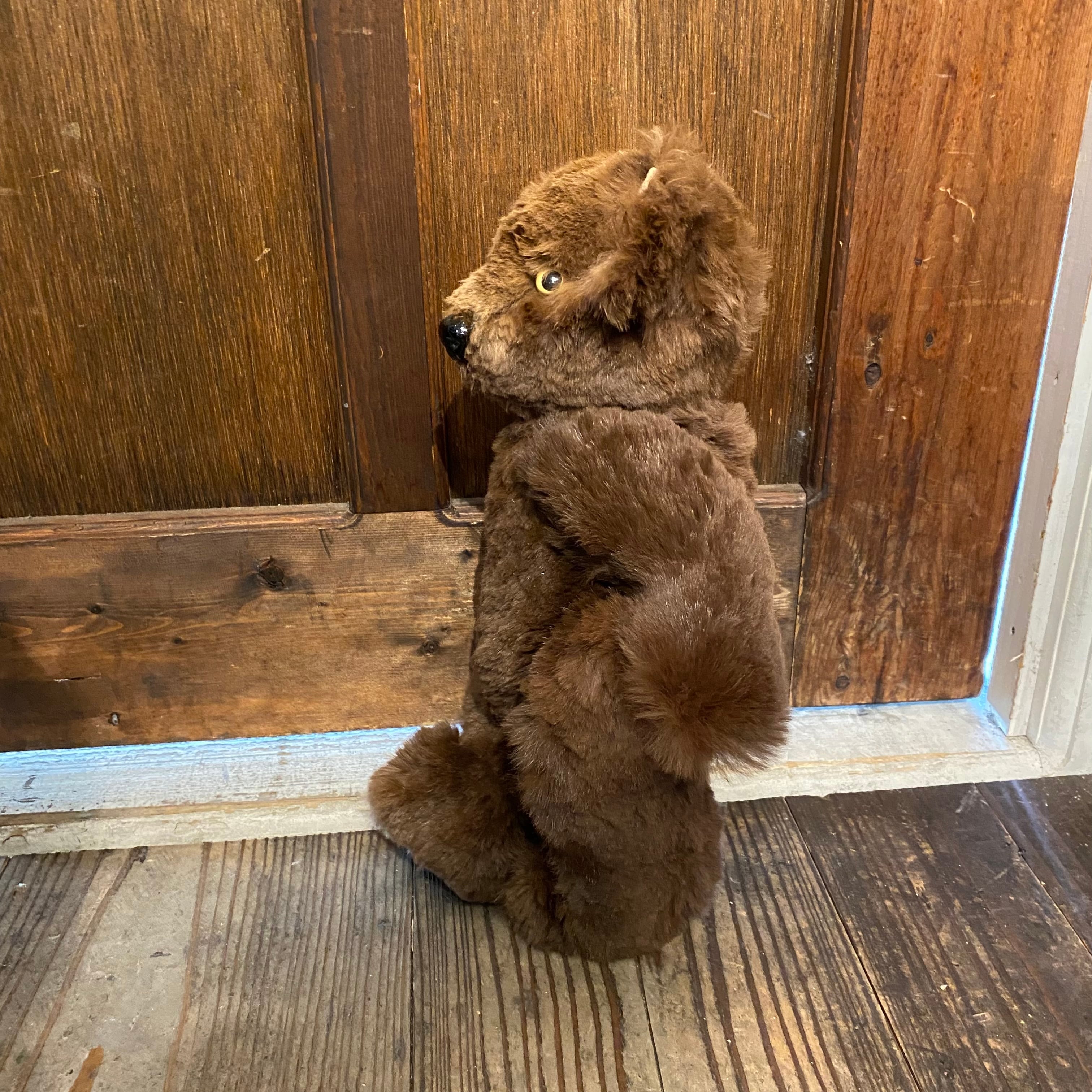 こげ茶色ふわふわくまちゃん（k21） | Antique L'armoire de TSUBAKI