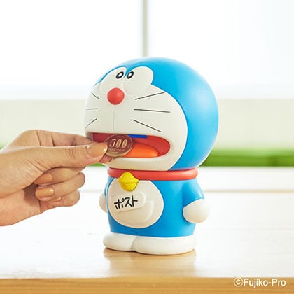 あんぐりお口 貯金箱 [ 代用シールでポストになったドラえもん ] 郵便