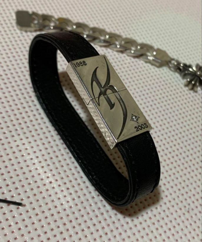 氷室京介 × CHROME HEARTS クロムハーツ （ダイヤ入り） ブレスレット