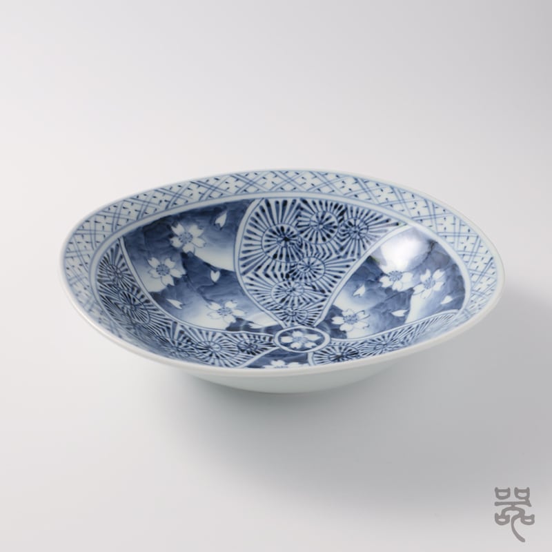 染付花祥瑞【7寸菓子鉢】そうた窯｜有田 | 【有田焼／波佐見焼