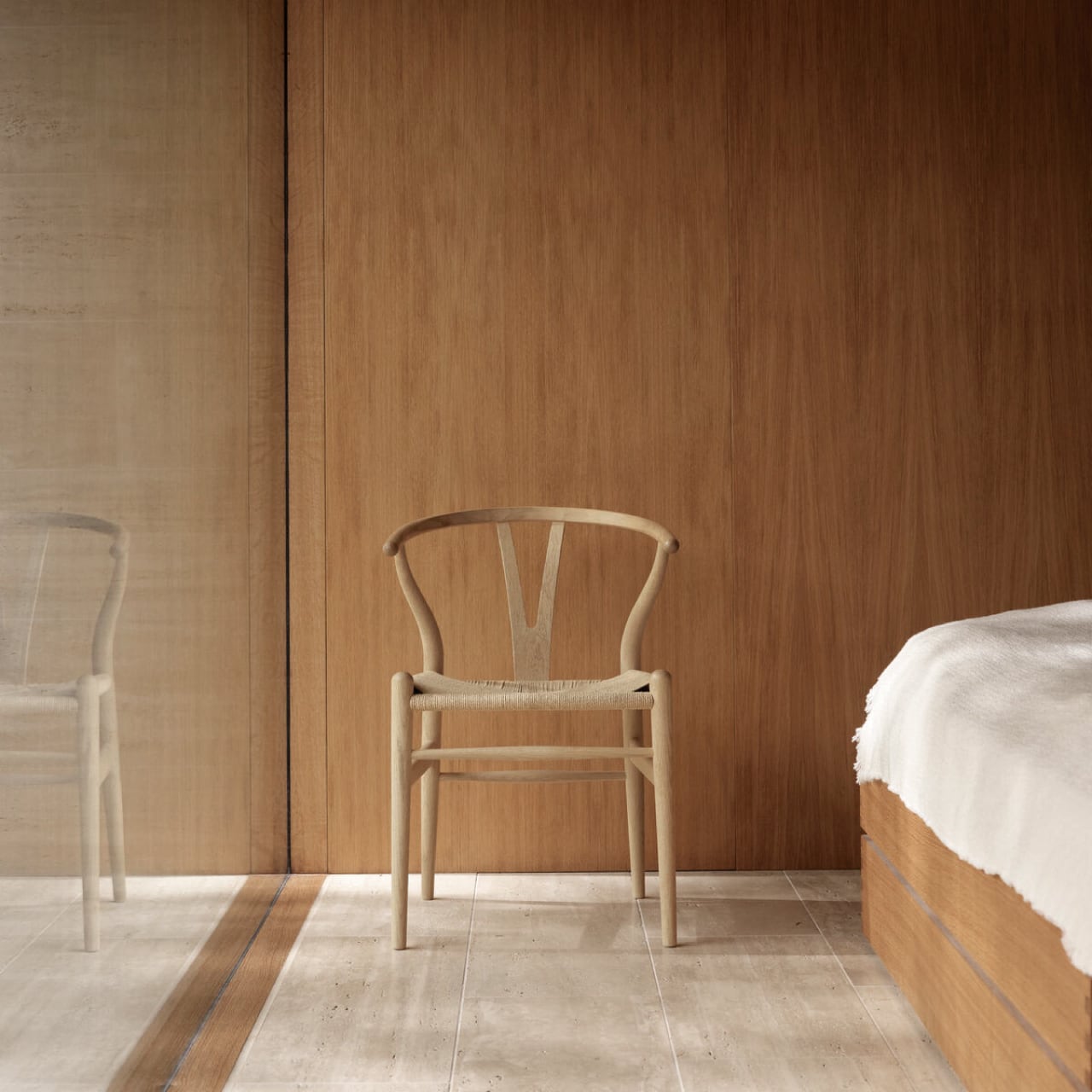 CH24（Yチェア） / オーク材 ソープ仕上げ / SH43cm / CARL HANSEN