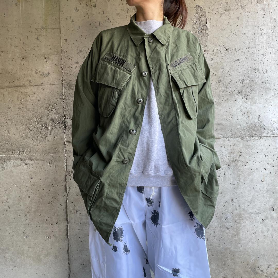 米軍 実物 US ARMY ジャングルファティーグ ジャケット S/L 3rd