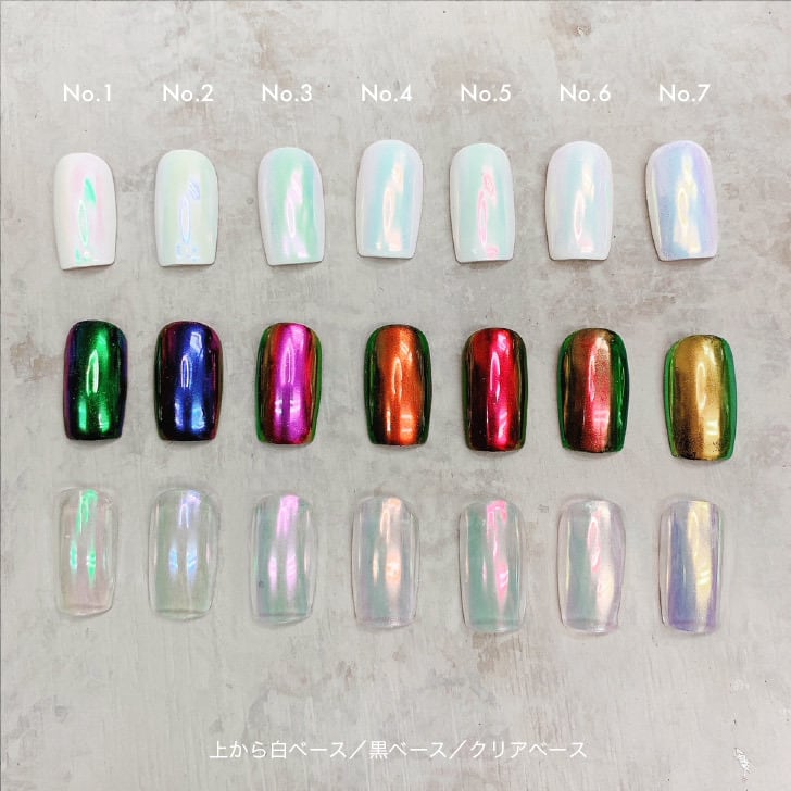 nana kara（ナナカラ）ミラーパウダー ネオンニュアンスシリーズ（7色