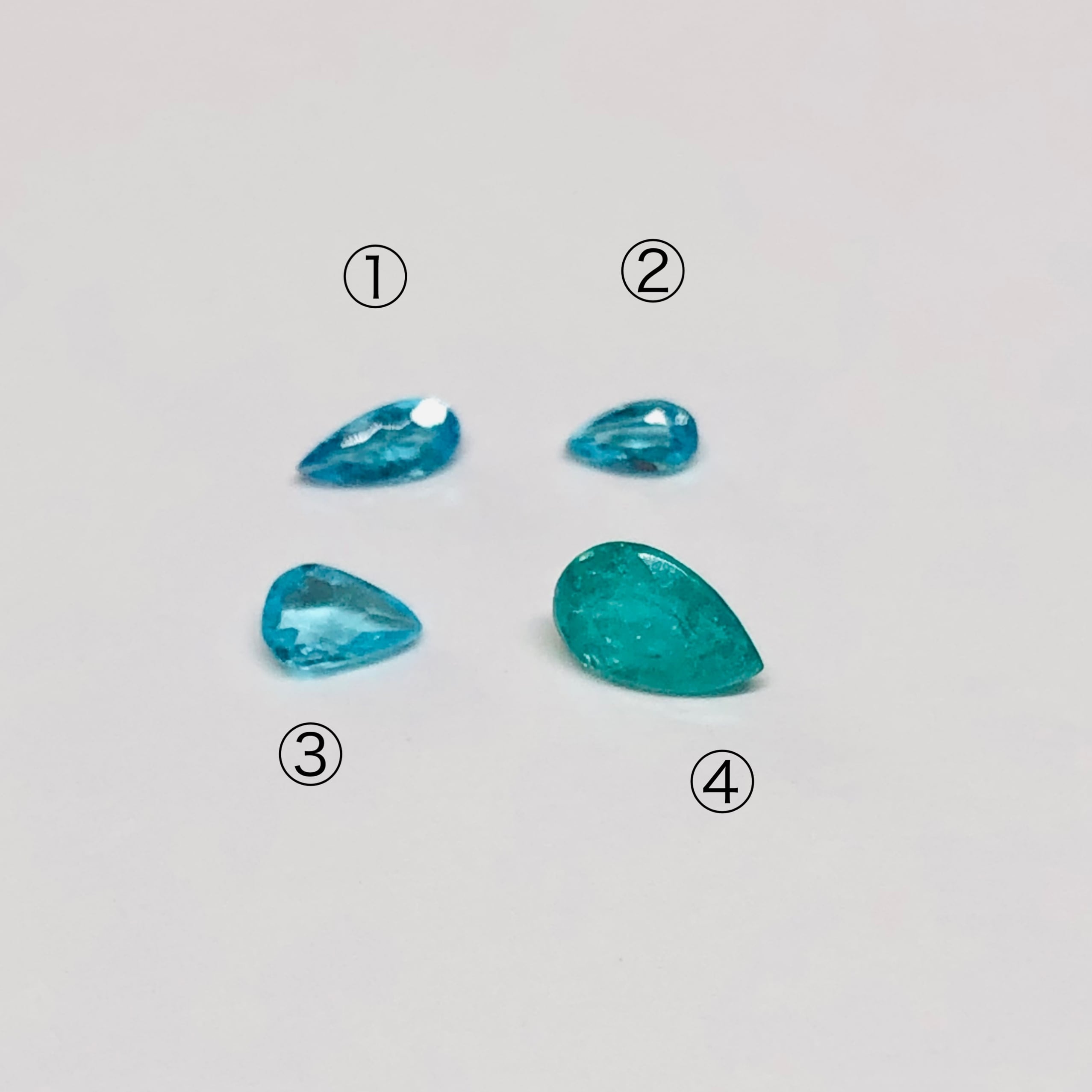 パライバトルマリン ルース ① 0.06ct ブラジル・バターリャ鉱山