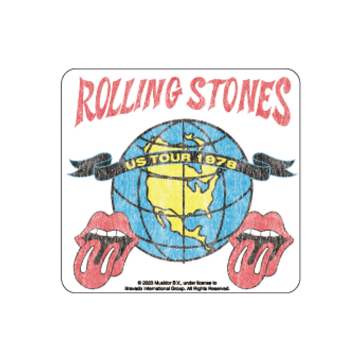 キャラクターステッカー ローリングストーンズ THE ROLLING STONES