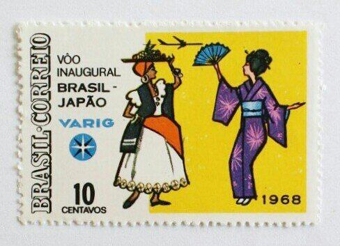 ジャパンコネクション / ブラジル 1968 | Stempel ― 旅する切手 ―