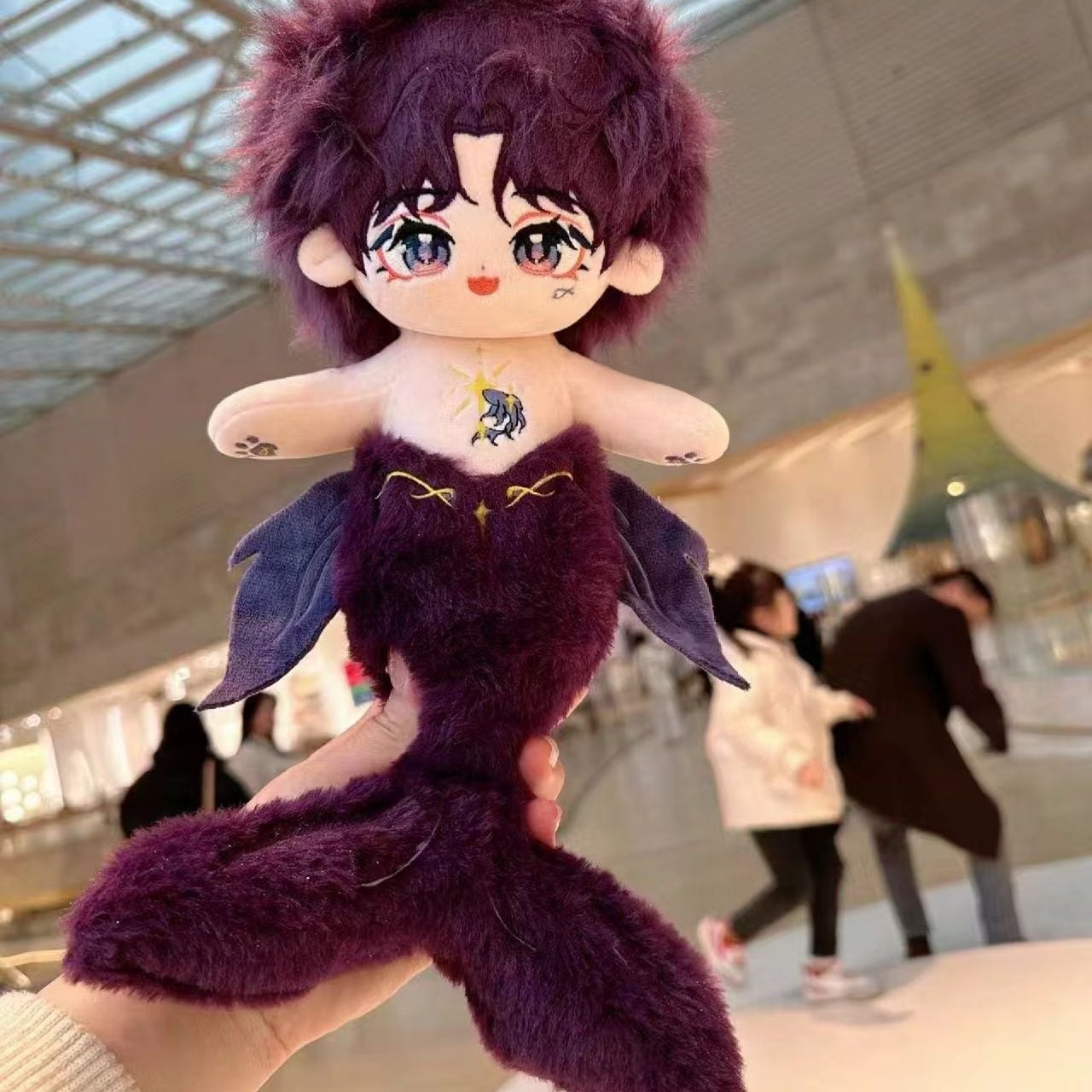 35cm 綿人形 無属性 ぬいぐるみ 着せ替えぬいぐるみ 人魚の体男の子 愛